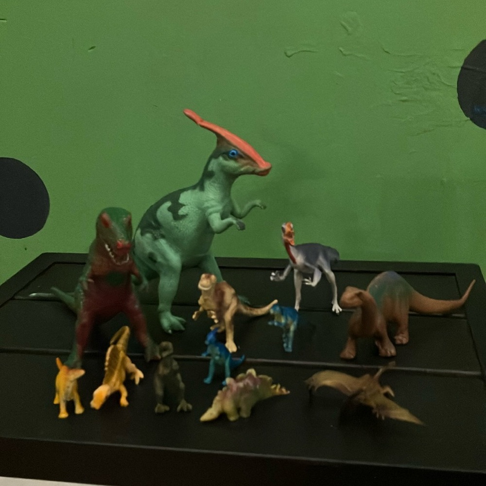Set of Dinosaur figures